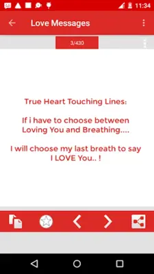 2023 Love Message 10000+ android App screenshot 1